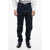 Lanvin Stitch Detailing Straight Fit Denims With Fringed Hem 21Cm Blue