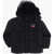 Diesel Padded Jpil Jacket With Removable Hood Black