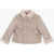 Marni Suede Vegan Leather Jacket Beige