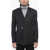 Dolce & Gabbana Tailored Wool Double-Breasted Blazer With Peak Lapel Black