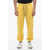 Lanvin Brushed Cotton Lace Curb Sweatpants Yellow