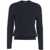 Paolo Pecora Knit sweater in virgin wool Blue