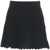 AKEP Flared mini skirt in knit 'Vanisè' Black