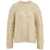 AKEP Chunky knit sweater in metallic look Gold