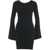 AKEP Knit dress with cut-out at the back Black