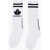 DSQUARED2 Solid Color Long Socks With Contrasting Details White