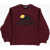 DSQUARED2 Brushed Cotton Relax Crew-Neck Sweatshirt Burgundy