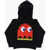 DSQUARED2 Pac-Man Embroidered Brushed Cotton Cool Fit Hoodie Black