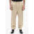 Saint Laurent Stripped Tailoring Pants With Drawstring Beige