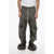 Rick Owens Technical Fabric Bela Wide-Leg Pants With Zip Detail Military Green