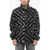 Versace Jeans Couture Pile-Borg Jacket With All-Over Pattern Black & White