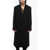 AURALEE Wool Oversized Coat With Peak Lapel Black