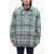 AMI ALEXANDRE MATTIUSSI Virgin Wool Overshirt With Check Motif Multicolor