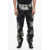 Givenchy Distressed Cotton Half-Coated Lived-In Denims 17Cm Black