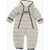 Mackage All-Over Logo Bambi Down Snowsuit Beige