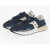 Saucony Suede E Nylon Jazz Nxt Low Top Sneakers Blue