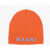 Marni Solid Color Beanie With Embroidered Logo Orange