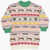 Kenzo Long Sleeved Embroidered Crew-Neck Dress Multicolor