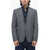 CORNELIANI Cc Collection Cotton Half-Lined Blazer With Flap Pockets Blue