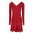 JACQUEMUS Red 'La Mini Robe Pralù' Mini Dress In Viscose Woman RED