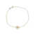 Tory Burch Tory Burch Kira Enamel Chain Bracelet TORY GOLD / NEW IVORY