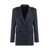 Hugo Boss Boss Double-Breasted Tweed Jacket BLUE