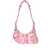 Balenciaga Balenciaga Le Cagole Xs Leather Crossbody Bag PINK