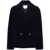 Harris Wharf London LONDON Harris Wharf London Short Wool Double-Breasted Coat BLUE