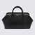 Blumarine Blumarine Black Leather Top Handle Bag Black