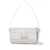 Self-Portrait Self-Portrait Silver Tone Leather Shoulder Bag WHITE