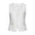 P.A.R.O.S.H. White Vest With Button Closure In Fabric Woman WHITE