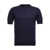 Dolce & Gabbana Dolce & Gabbana Navy Silk T-Shirt BLUE