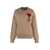 AMI Paris AMI Paris Virgin Wool Crew-Neck Sweater Beige