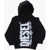 Diesel Oversized Shoodginne5 Hoodie With Maxi Print Black