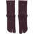 Maison Margiela Cotton Stretch Tabi Long Socks Burgundy