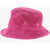 ROTATE Birger Christensen Solid Color Terry-Cotton Bianca Bucket Hat Pink