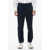 Prada Gabardine Cotton Chinos Pants With Belt Loops Blue