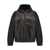 Valentino Garavani Valentino leather hooded jacket Black