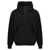 Saint Laurent Half zip hoodie Black