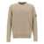 Stone Island Logo badge sweater Beige