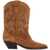 Isabel Marant "Duerto Texan Boots With COGNAC/GOLD