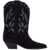 Isabel Marant "Duerto Texan Boots With FADED BLACK/SILVER