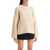 Ganni Wool And Cotton Blend Pullover EGRET