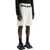 Palm Angels Sporty Bermuda Shorts With Logo Print OFF WHITE BLACK