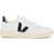 VEJA V-10 Leather Sneakers EXTRA WHITE BLACK