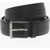 Saint Laurent Textured Leather Belt 30Mm Black