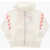 OFF-WHITE KIDS Cotton Sweatshirt With Hood And Zip White