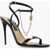 Dolce & Gabbana Patent Leather Keira Sandals With Decorative Lock 10Cm Black