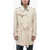 CORNELIANI Cc Brothers Silk Waterproof Trench With Double Breast Beige