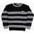 Marni Striped Two-Tone Crew-Neck Sweater Black